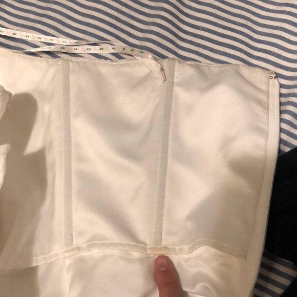 Lilly Pulitzer Payton white pearl strapless dress - Picture 4 of 4